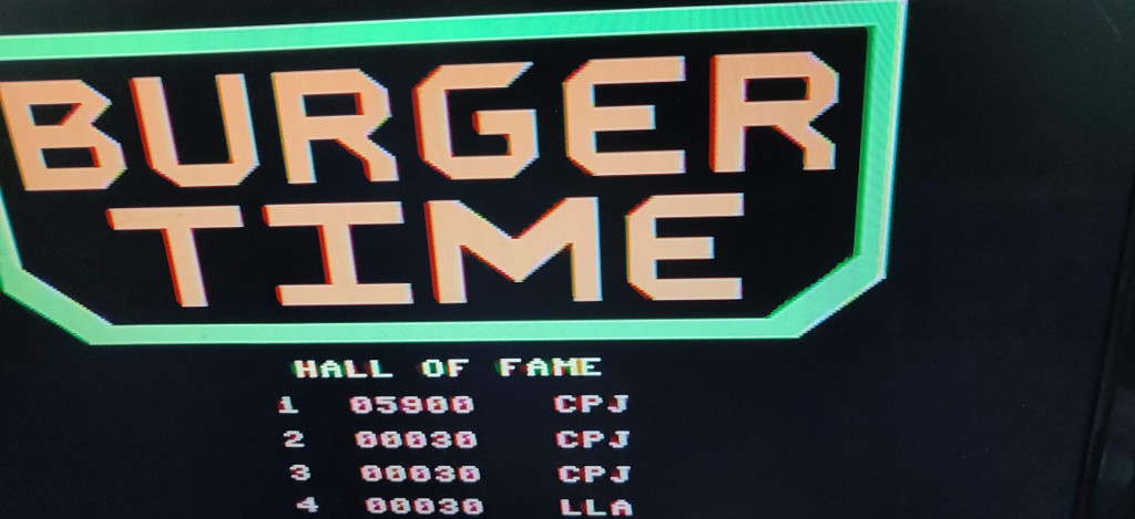 Burger Time High Score Challenge